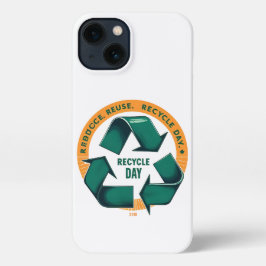Reduce Reuse Recycle Eco Tee iPhone 13ケース