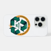 Reduce Reuse Recycle Eco Tee iPhoneケース (裏面横)