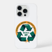 Reduce Reuse Recycle Eco Tee iPhoneケース (裏面)