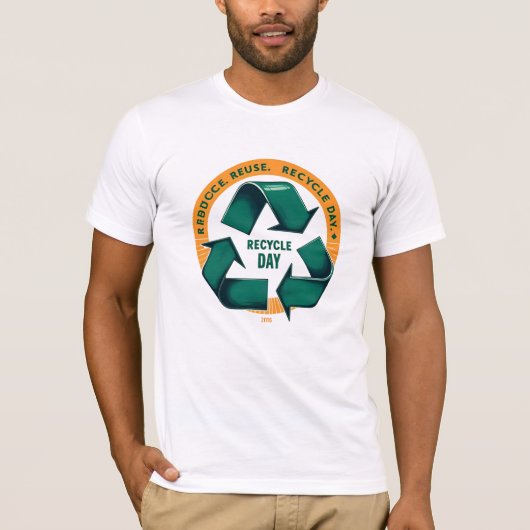 Reduce Reuse Recycle Eco Tee Tシャツ (正面)
