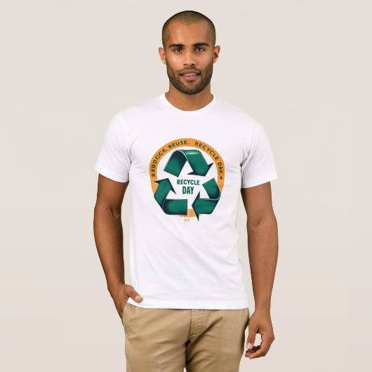 Reduce Reuse Recycle Eco Tee Tシャツ (正面フル)