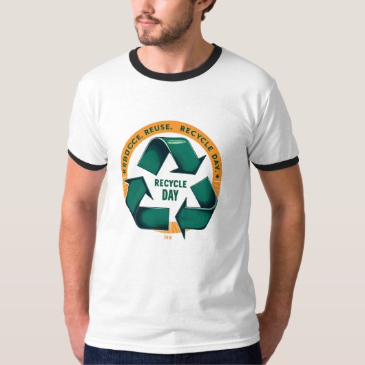 Reduce Reuse Recycle Eco Tee Tシャツ (正面)