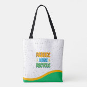 Reduce Reuse Recycle Eco Tote Bag  トートバッグ (裏面)