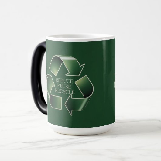 Reduce Reuse Recycle Morphing Mug モーフィングマグカップ (正面左)