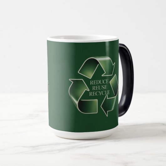 Reduce Reuse Recycle Morphing Mug モーフィングマグカップ (正面右)