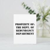 Redundancy Departmentプロパティ シーズンカード (スタンド正面)