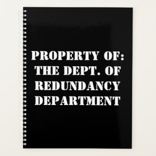 Redundancy Departmentプロパティ プランナー手帳