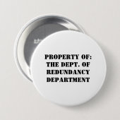 Redundancy Departmentプロパティ 缶バッジ (正面&裏面)