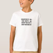 Redundancy Departmentプロパティ Tシャツ (正面)