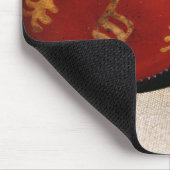 Redwareのコップおよび皿、c.1780 マウスパッド (コーナー)