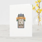 Redwood Cityの150th記念日 カード (黄色い花)