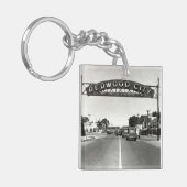 Redwood Cityの150th記念日 キーホルダー (正面左)