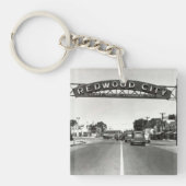 Redwood Cityの150th記念日 キーホルダー (正面)