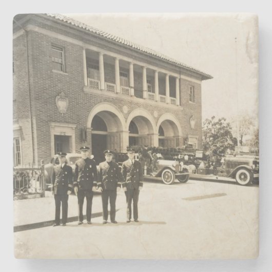 Redwood Cityの150th記念日 ストーンコースター (正面)