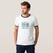 Redwood Cityの150th記念日 Tシャツ (正面フル)