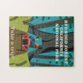 Redwood Forest California National Park Travel ジグソーパズル (横)