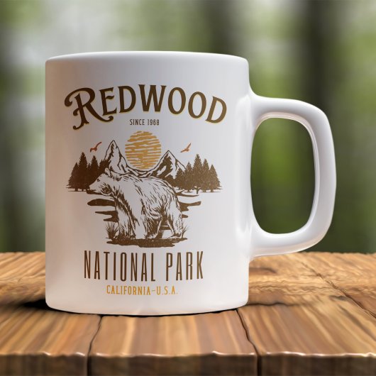 Redwood National Park California コーヒーマグカップ