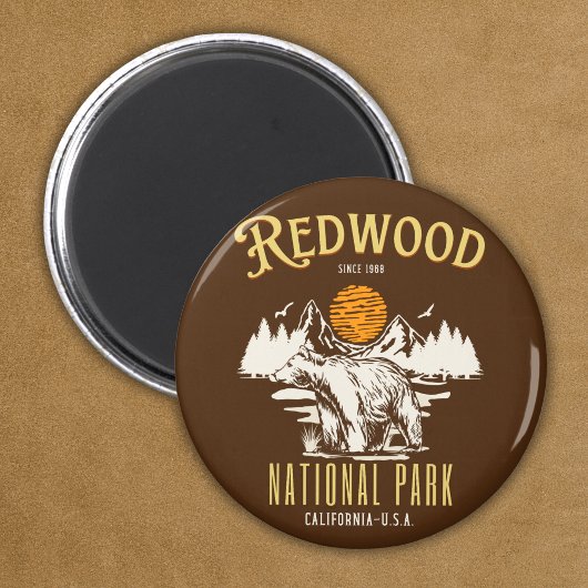 Redwood National Park California マグネット