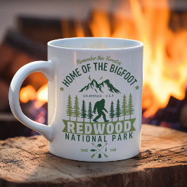 Redwood National Park California Est 1968 コーヒーマグカップ