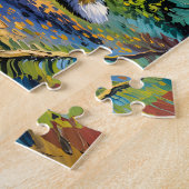 Redwood National Park Van Gogh Forest Fox Custom ジグソーパズル (側面)