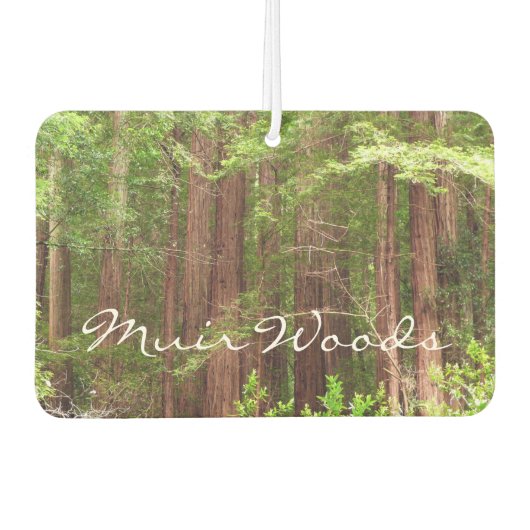 Redwood Trees at Muir Woods National Monument カーエアーフレッシュナー (正面)