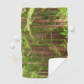 Redwood Trees at Muir Woods National Monument ゴルフタオル (インサイチュ)