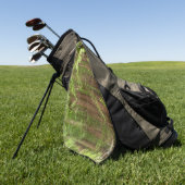 Redwood Trees at Muir Woods National Monument ゴルフタオル (グリーン)