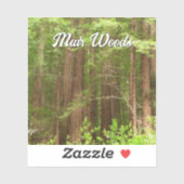 Redwood Trees at Muir Woods National Monument シール (シート)