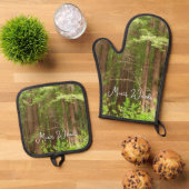 Redwood Trees at Muir Woods National Monument 鍋つかみ&鍋敷きセット (トップダウン)