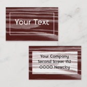 Redwood Visitenkarte 名刺 (正面/裏面)