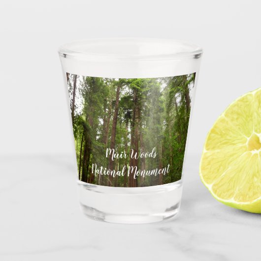 RedwoodsまでMuir Woods National Monument ショットグラス (正面)