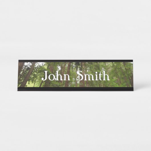 RedwoodsまでMuir Woods National Monument デスクネームプレート (正面)