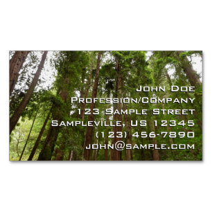 RedwoodsまでMuir Woods National Monument マグネット名刺