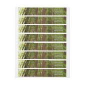 RedwoodsまでMuir Woods National Monument ラップアラウンドラベル (シート)