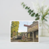 Redwoods National Park Trees & Rustic Grocery ポストカード (スタンド正面)