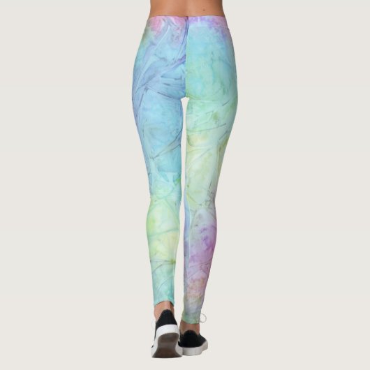 REDZumba-数々のカラーぼやけレギンス レギンス (裏面)