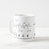 Reeceペプチド名mag コーヒーマグカップ (正面左)