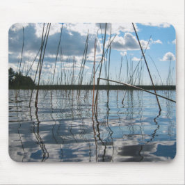 Reeds and Reflections on Rice Lake マウスパッド