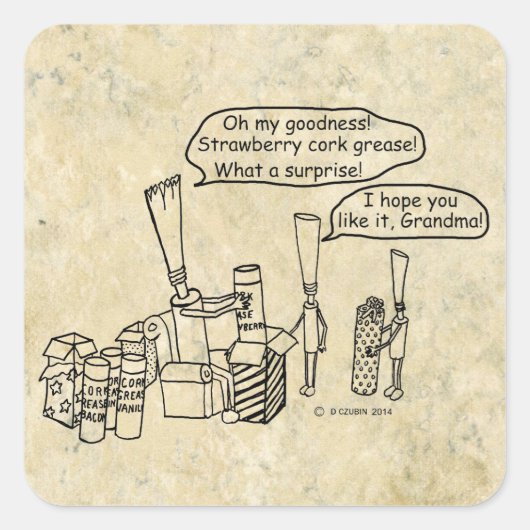 Reedzギフトススクエアステッカー スクエアシール (正面)