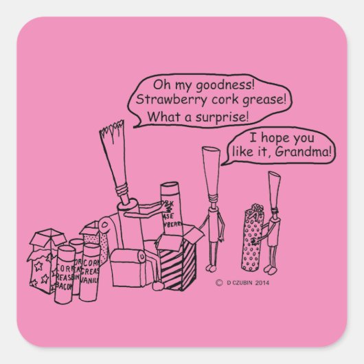 Reedzギフトススクエアステッカー スクエアシール (正面)