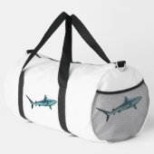 Reefshark -抽象デザイン – 写真から切り取る | ダッフルバッグ (右コーナー)