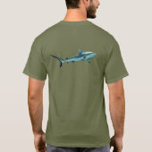 Reefshark -抽象デザイン – 写真から切り取る | tシャツ (裏面)