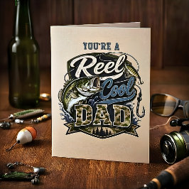 Reel Cool Dad Customize It 誕生日 カード