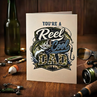 Reel Cool Dad Customize It 誕生日 カード