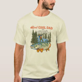 Reel Cool Dad Fishing Father’s Day Gift for Angler Tシャツ (正面)