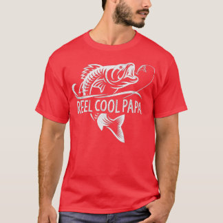 Reel Cool Dad Shirt Father's Day Gift For Fishing  Tシャツ