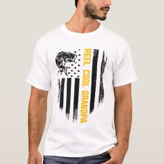 Reel Cool Grandpa Fishing T-Shirt – Funny Fisherma Tシャツ