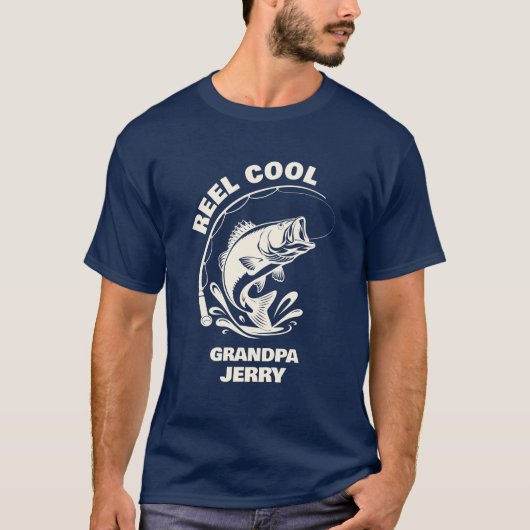 Reel Cool Grandpa  Tシャツ (正面)