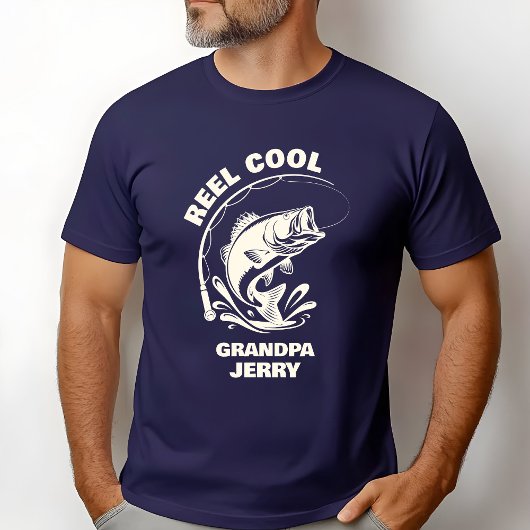 Reel Cool Grandpa  Tシャツ
