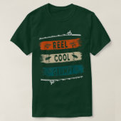 Reel Cool Grumpy Fisherman Funny Fishing Tee  Tシャツ (デザイン正面)